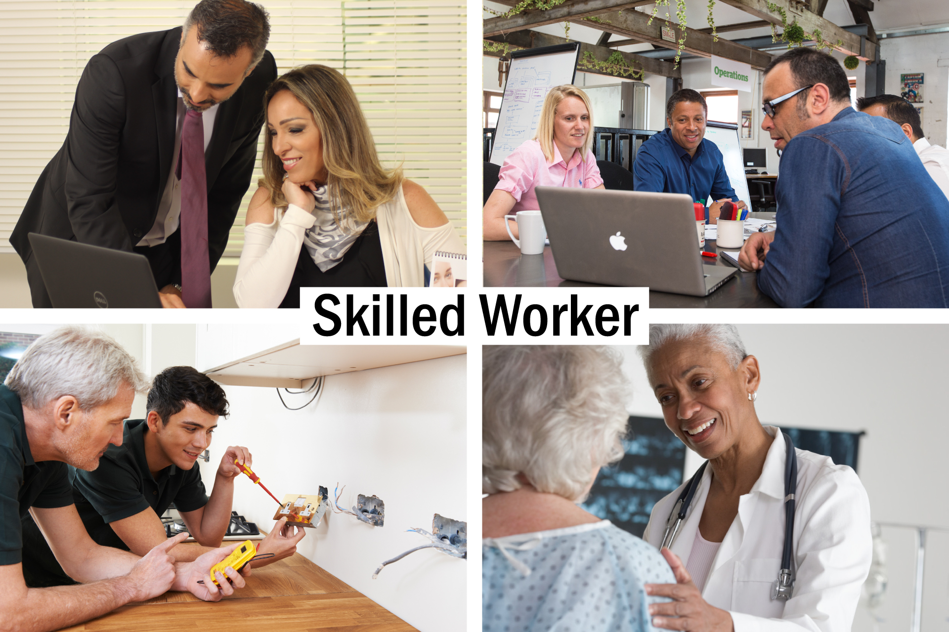 Skilled Workers in Canada Montage